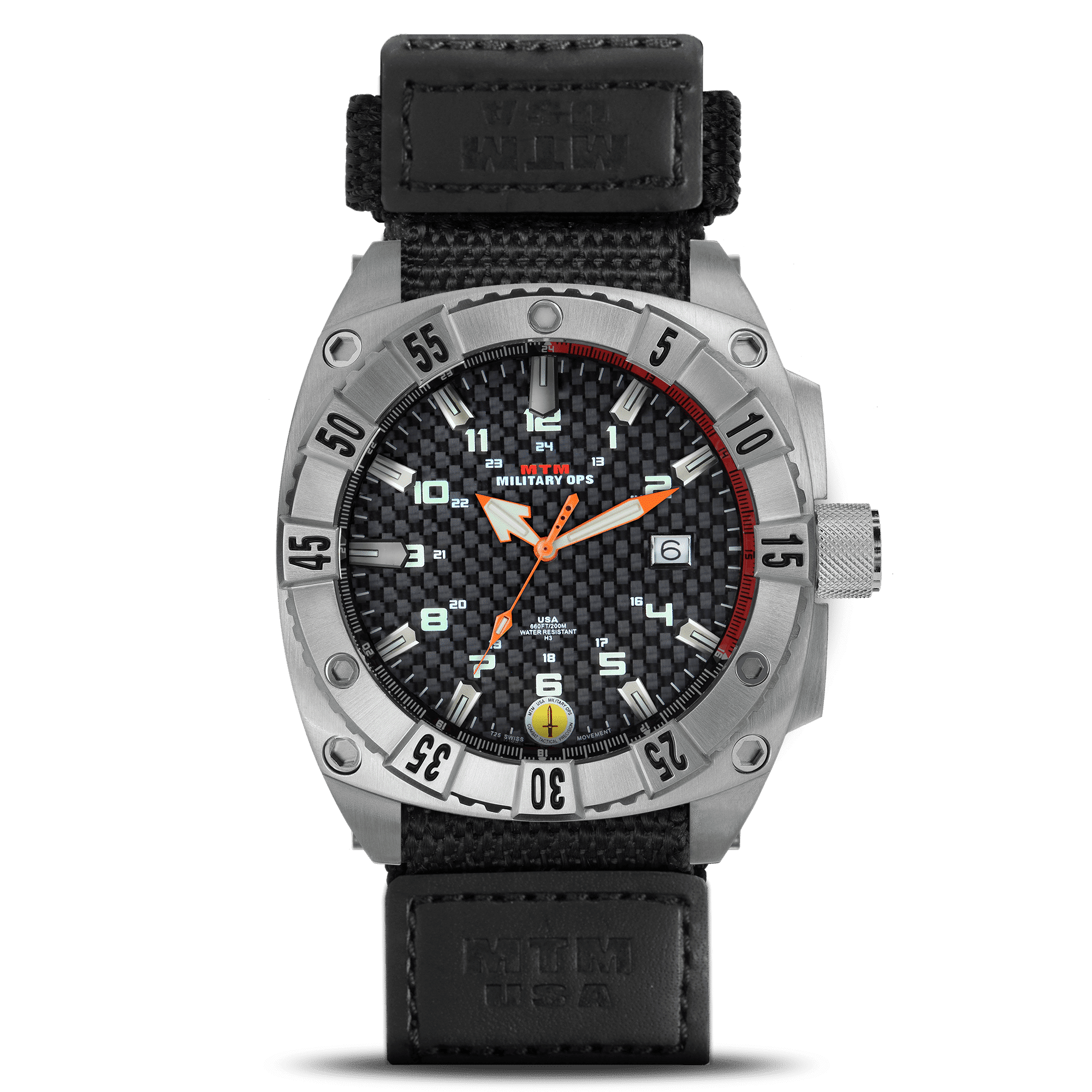 Tm Watch Silver Black Warrior | Special Ops Watches | MTM | WATCH | MTM WATCH