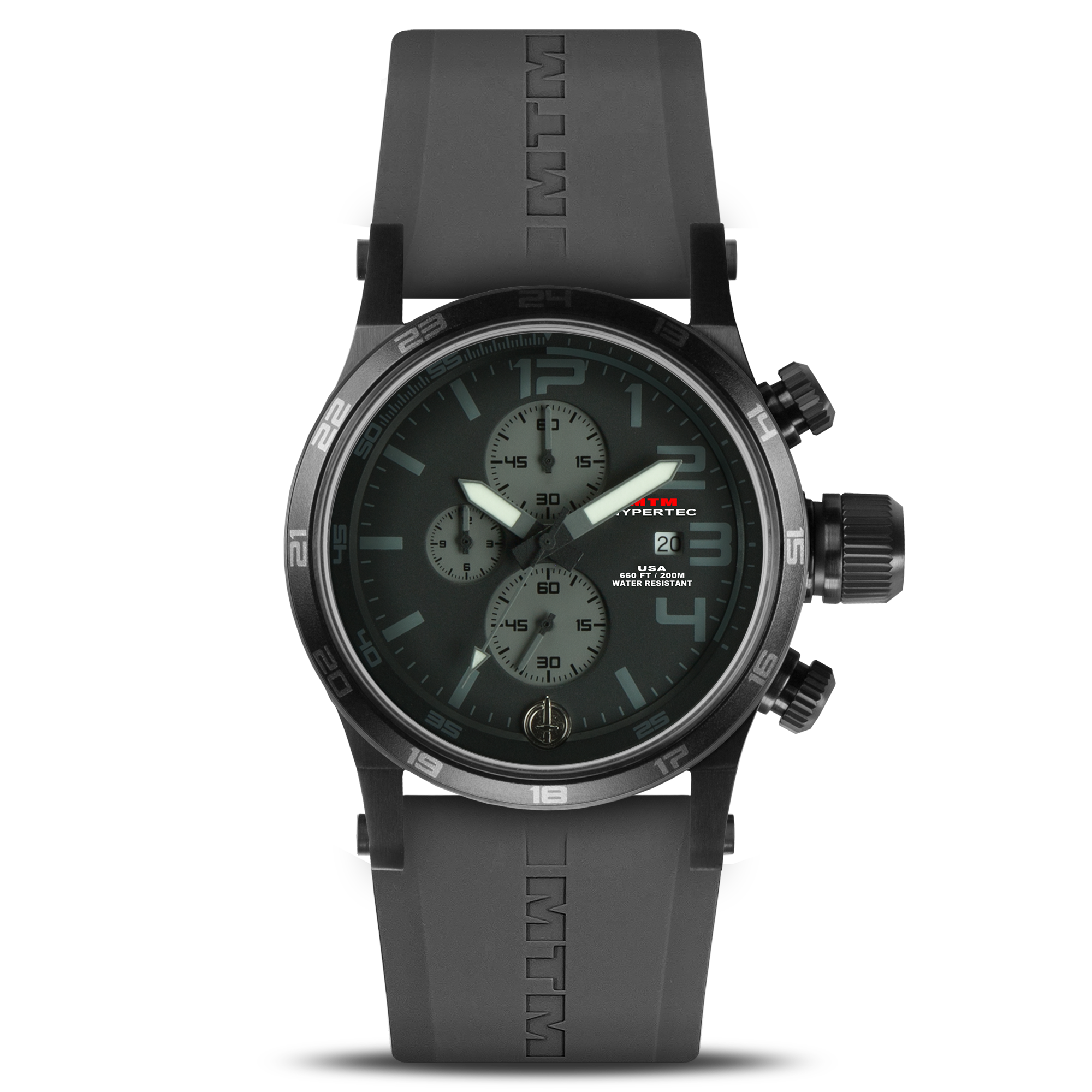 Black Hypertec Chrono 3B 44mm