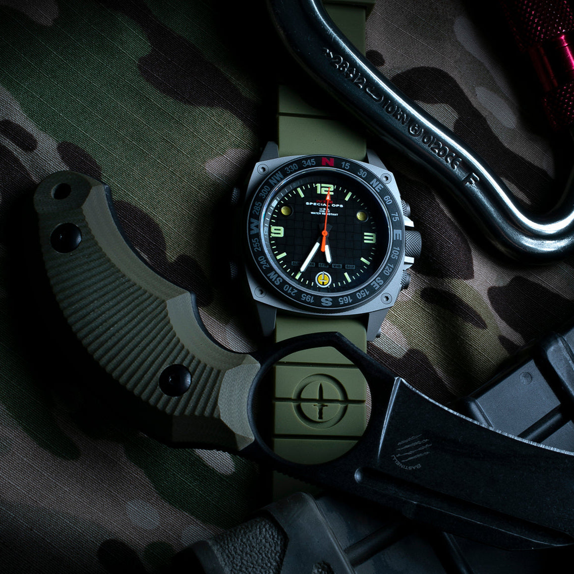 Hybrid Military Watch | Silencer | Analog-Digital Timekeeping