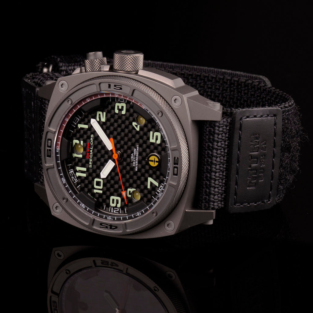 Black Velcro Falcon | Special Ops Watches | MTM | WATCH | MTM WATCH