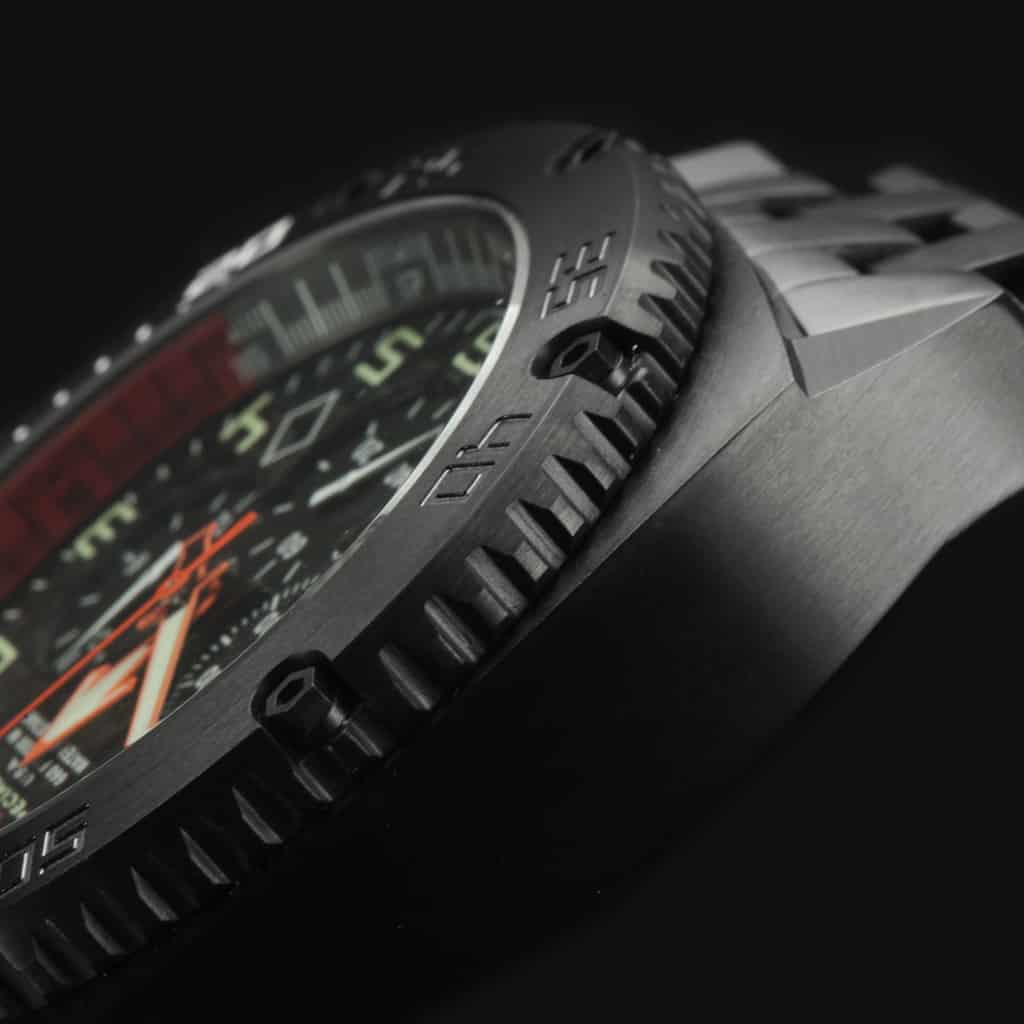 Mtm Special Ops Patriot Black Stainless Steel Chronograph