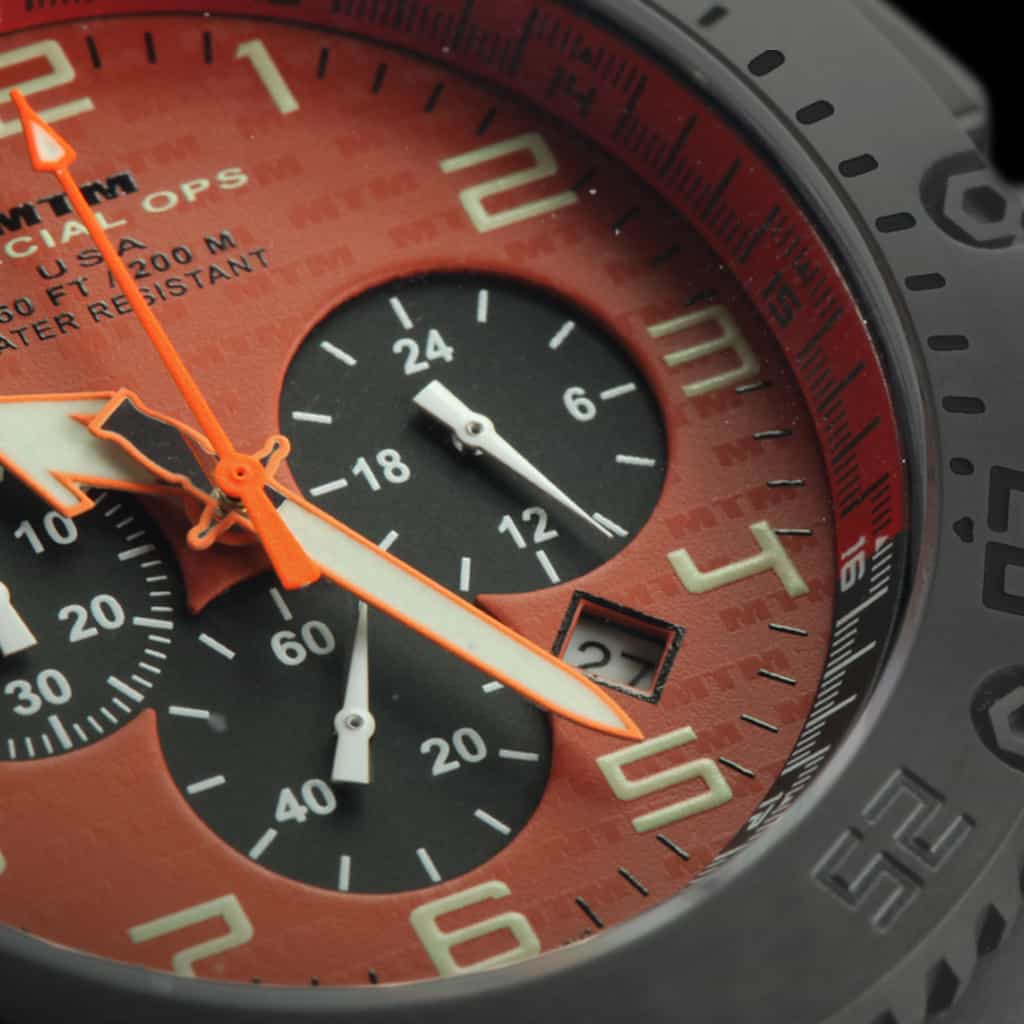 Black Patriot Orange Dial | Special Ops Watch | MTM | WATCH
