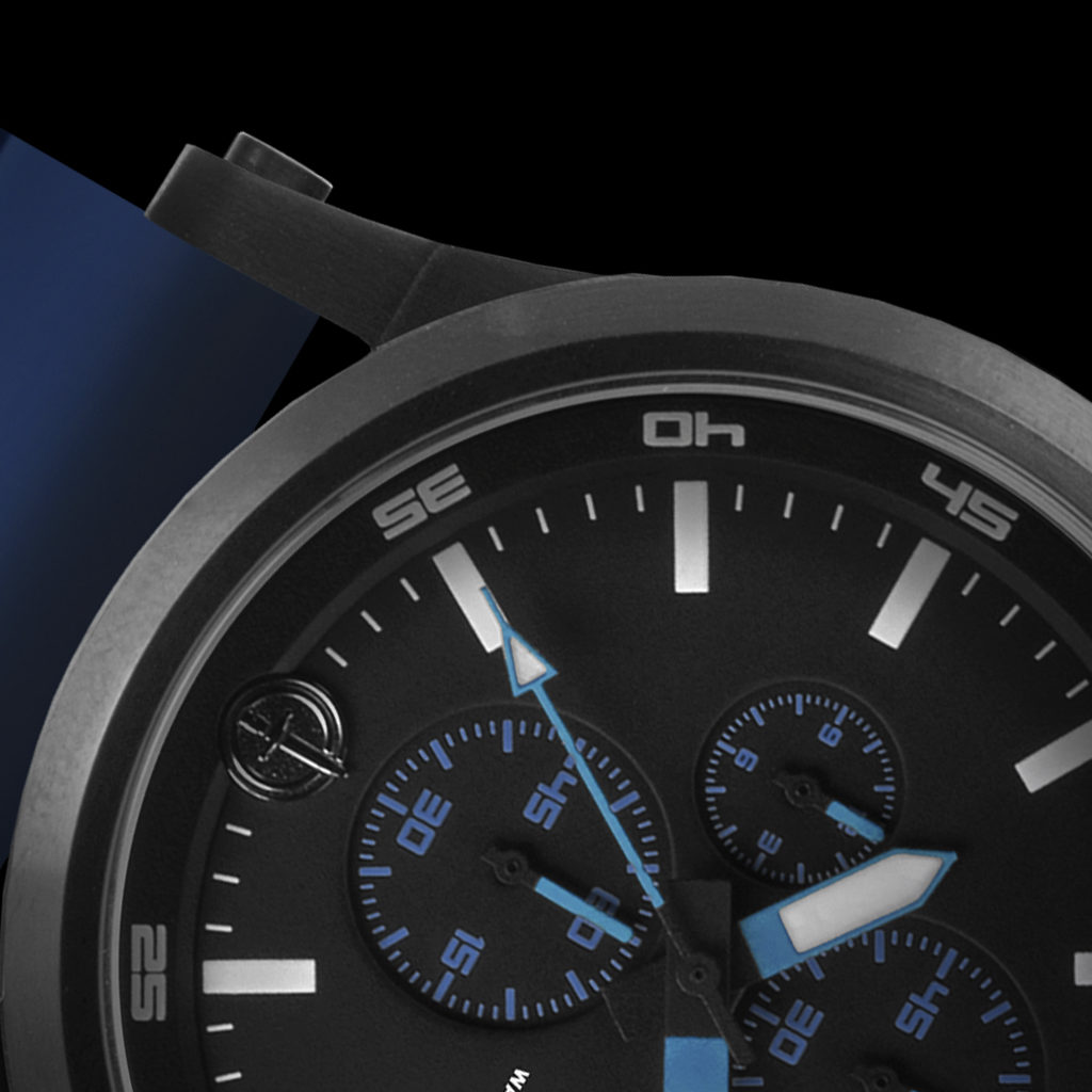 Blue Black Chrono 3A | Hypertec Watches | MTM | WATCH